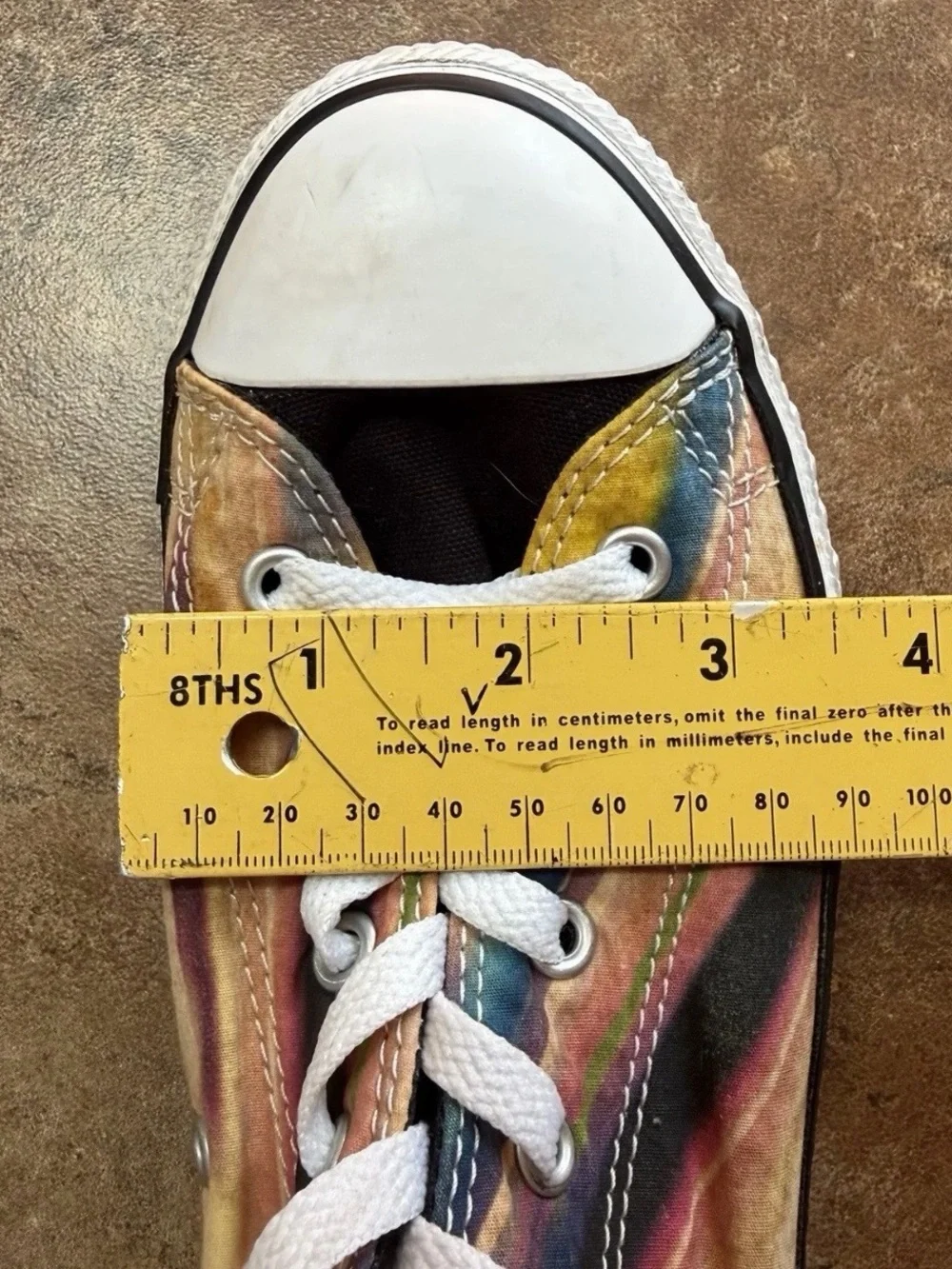 Converse Chuck Taylor All Star Low Top Multicolored Stripe Sz 4 Kids/6 Women